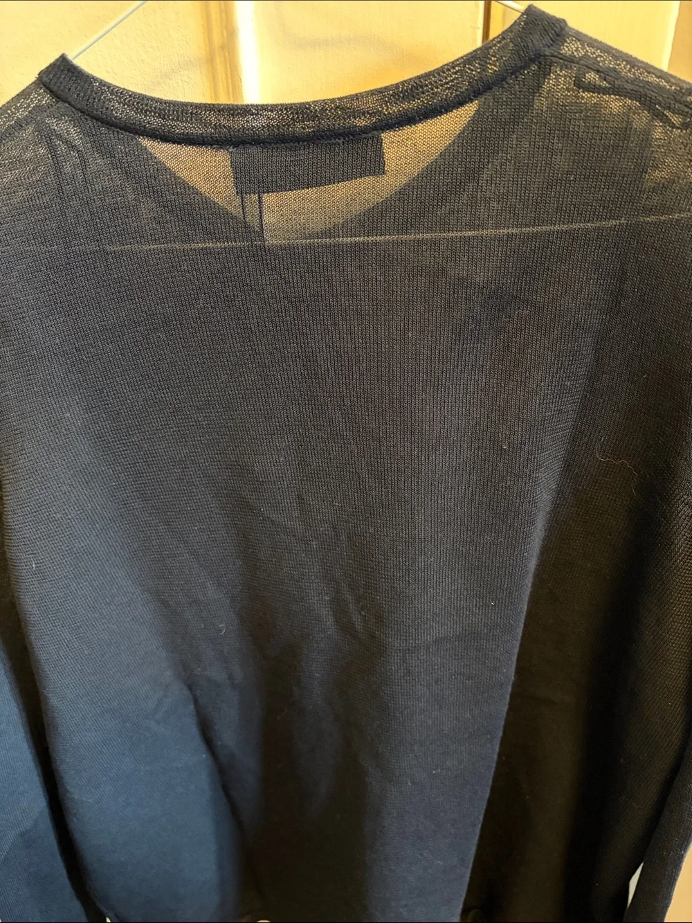 Zara women’s  Dark Navy Long-Sleeve top new with tags - Picture 4 of 5